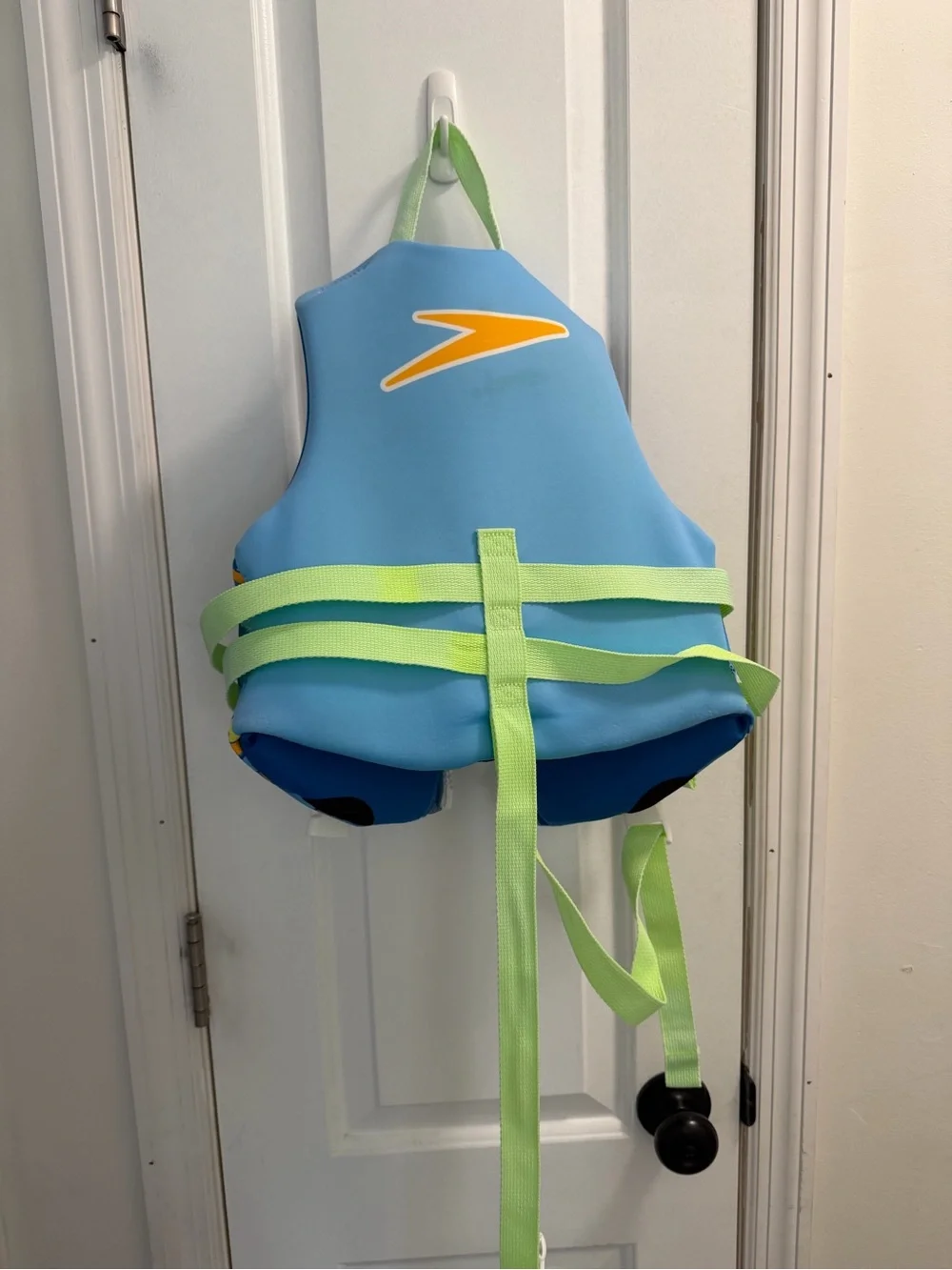 Speedo Kids Blue & Lime Green Patterned Swim Vest